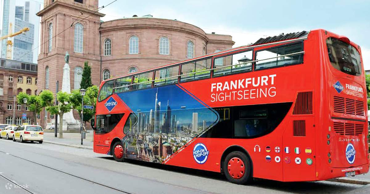 Ruta en autobús turístico hop-on hop-off por el skyline de Frankfurt